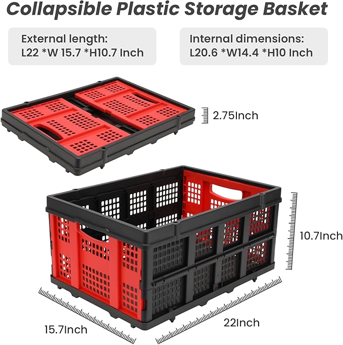 2-in-1 Hand Trucks Dolly, 330Lbs Hand Cart with Basket,Foldable Hand Truck Heavy Duty Dolly with Retractable Handle,Folding Dolly Cart with Wheels,Collapsible Dolly