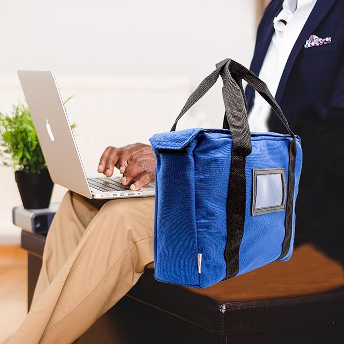 Fire Resistant and Water Repellent Briefcase Document Bag 14 x 11 x 3 Inch