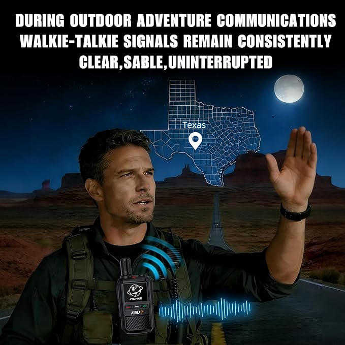 Lifetime Free Global Rapid Walkie Talkies Unlimited Range Nationwide PTT 4G LTE PoC Long Range Two Way Radio 5000 Miles Long Distance with Flashlight for Family,Outdoor,Logistics (4 Pack with SIM)