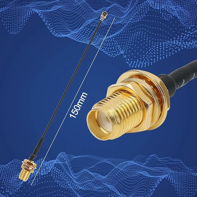 915MHz 10DBi Outdoor Antenna - Copper Construction Weather-Resistant RF Male Connector U.FL IPX Feeder Cable For Handheld Two-Way Radio Scanner Industrial Use