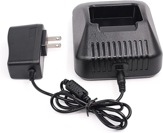Replace KSC-25 Rapid Charger Compatible for Kenwood TK-2140 TK-3140 TK-2160 TK-3160 TK-2170 TK-3170 TK-2360 TK-3360 NX-220 NX-320 Radio KNB-57L KNB-55L KNB-35L KNB-56N KNB-26N