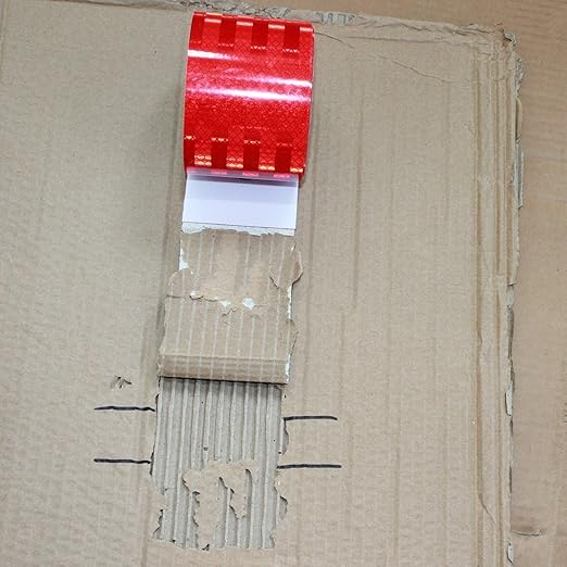 Red Reflective Tape 3 inch Wide for Bikes, Outdoor Waterproof High Visibility Safety Warning Reflector Sticker Strips (11 feet)