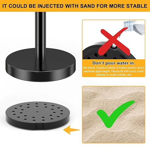 LOVMOR 12Pcs Black Stanchion Posts Queue with 8pcs Black Velvet Rope, Crowd Control Barriers Queue Line Rope, Crowd Control Stanchion for Party Supplies