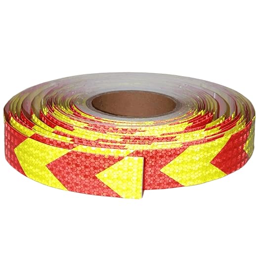 Reflective Tape 1 Inch x 168 Feet, High Visibility Warning Conspicuity Reflector, Night Safety Sticker for Car Trailer Clothing