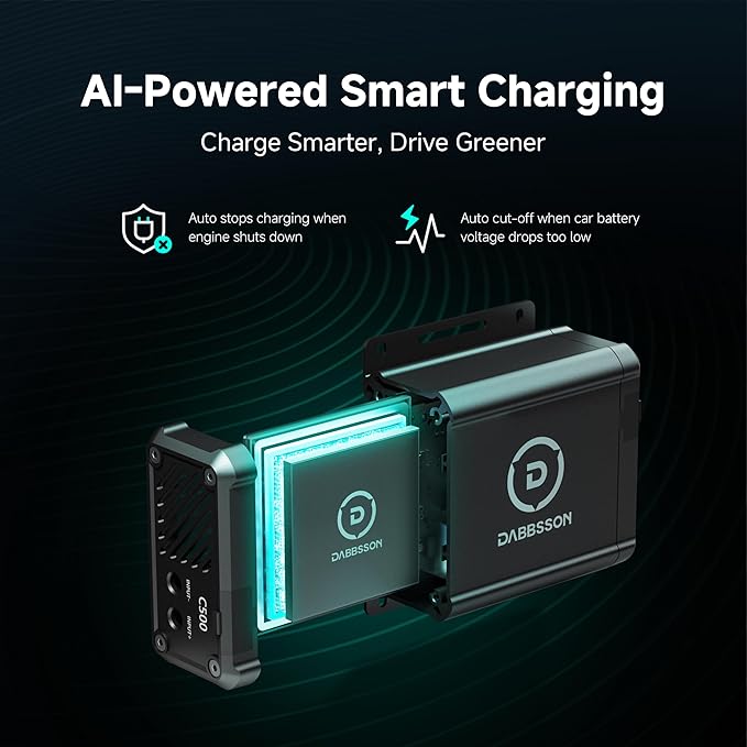 DABBSSON 3000L Solar Generator with Charger S, 3072Wh Semi-Solid LiFePO4, 560W Alternator Charger, 3000W AC Output×6,TT-30 for RV,P-Boost 3600W, Compact, 1.3X Runtime,0-80% 1.5H,for Camping/Home