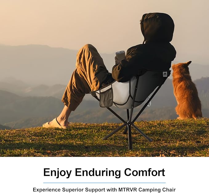 Ultra-Lightweight Backpacking Chair — Compact Folding Design, Quick-Deploy Telescopic Frame, Stable Aluminum Construction, Portable Camp Chair for Hiking, Travel & Backpacking