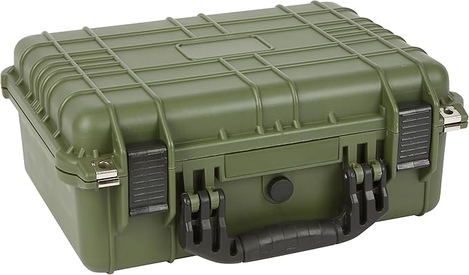 Strongway 16in. Plastic Waterproof Storage Case, Green, Model# MJ-5018_GRN