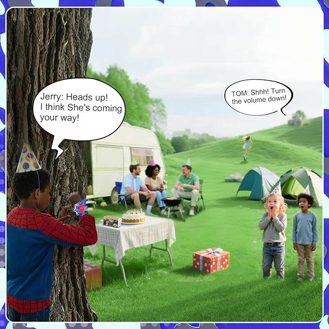 Walkie Talkies for Kids Toys for Boys Girls 4-6 6-8, Long Range 2 Way Radio Outdoor Hiking Camping Gear Birthday Gift for Ages 3 4 5 6 7 8 9 10 Year Old Boys Toddlers Easter Christmas Spiertoy Games