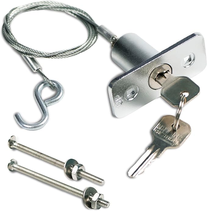 Emergency Release Lock Kit, Universal Garage Door Emergency Release Lock Kit, Garage Door Opener Quick Release Lock Disconnect Key Lock