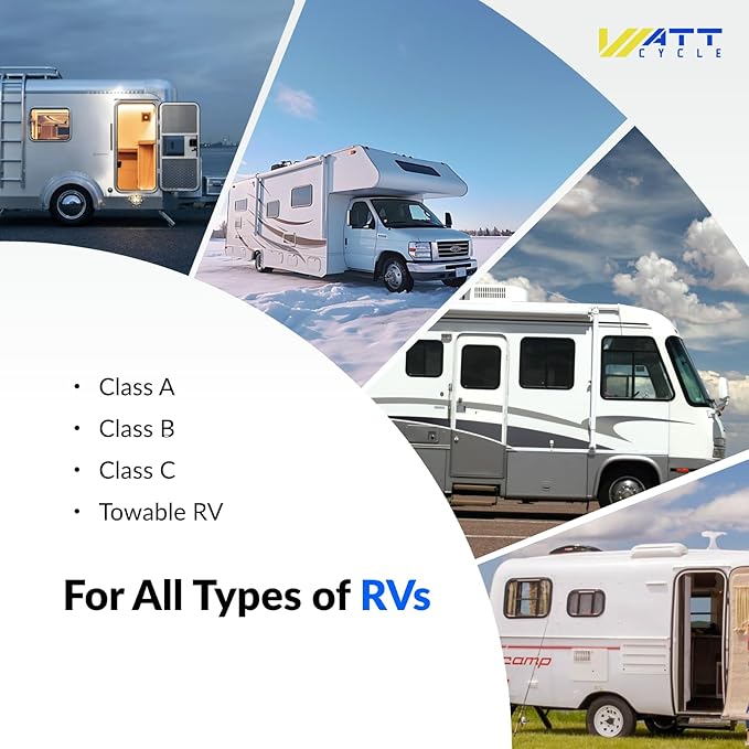 Wattcycle LiFePO4 Lithium Battery 12V 100Ah, Use EV Grade A+ Cell, Buit-in 100A BMS, Low Temperature Protection, Up to 15000 Cycles -Perfect for RV, Solar System, Trolling Motor, etc.