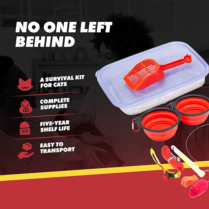 Emergency Zone - Cat Emergency Survival Kit - Bug Out, Emergency, Travel Kits, First Aid - Basic