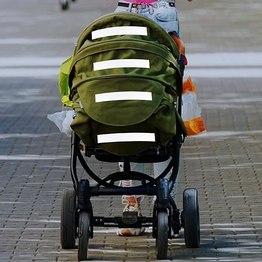 White Reflective Tape 2 inch Wide for Cars, Outdoor Waterproof High Visibility Safety Warning Reflector Sticker Strips (68 feet)