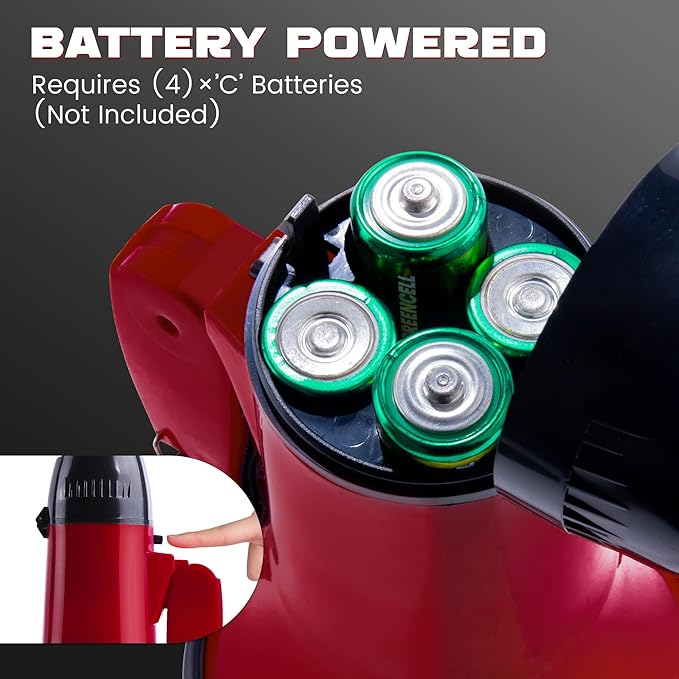 MyMealivos Portable Megaphone Bullhorn 20 Watt Power Megaphone Speaker Voice and Siren/Alarm Modes with Volume Control and Strap (Red)