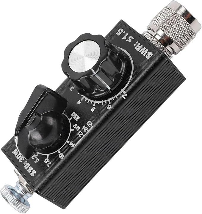 Jectse QRP Shortwave Antenna, Portable UHF VHF Radio Antenna with Adjustable Frequency 1.8MHz-30MHz, for Indoor Outdoor Use