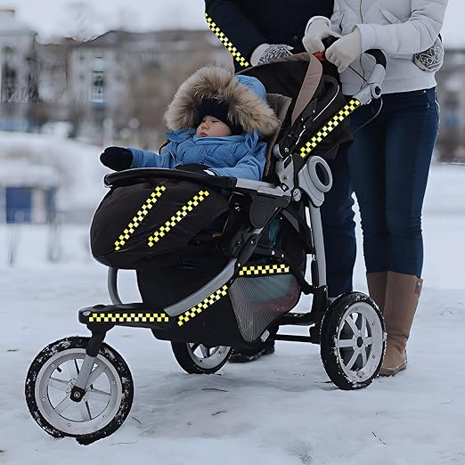 Reflective Tape 2 inch X 66 feet, Outdoor Waterproof Hazard Conspicuity Safety Warning Industrial Marking Tape