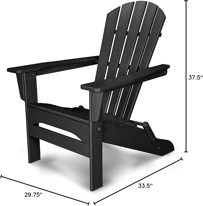 POLYWOOD Palm Coast Folding Adirondack Chair