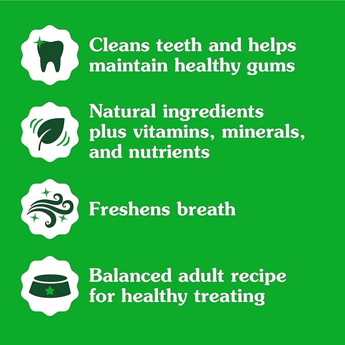 Greenies Original Regular Dental Dog Treats, (4) 18 ct Packs (72 Treats Total)