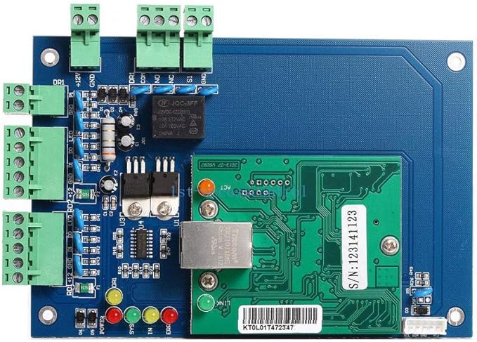 MENGQI-CONTROL TCP/IP One Door Card/Fob/PIN Code Access Control Track History Records Door Entry System Magnetic Lock Keypad Reader Metal Exit Button 110V Power Supply