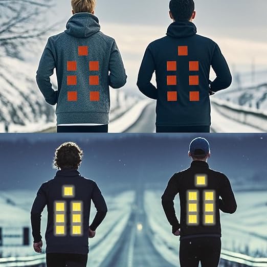Orange Reflective Stickers 4 inch X 4 inch, Outdoor Waterproof High Visibility Warning Safety Adhesive Reflector Tape (120 Pcs)