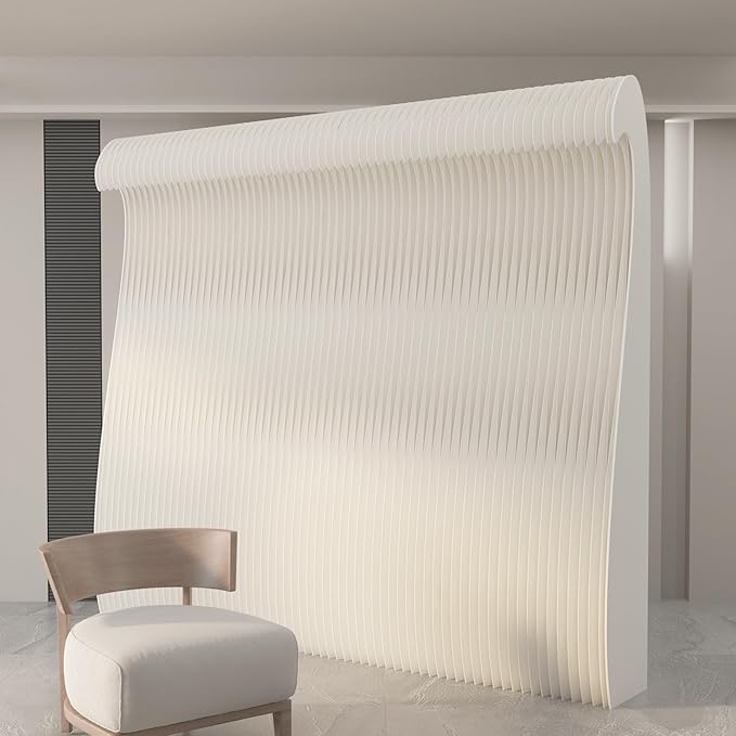 Foldable Room Divider Privacy Screens Movable Temporary Wall Space Partition, 5.25~7.87 FT Tall, 6.56~16.5 FT Width, Choice of Various Sizes and Styles