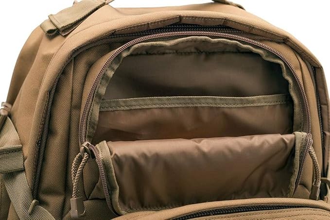 LA Police Gear LAPG Atlas 72 Hour Tactical Backpack for Men & Women, Large Bug Out Bag with MOLLE System, Hiking Hunting Combat Backpack, Coyote