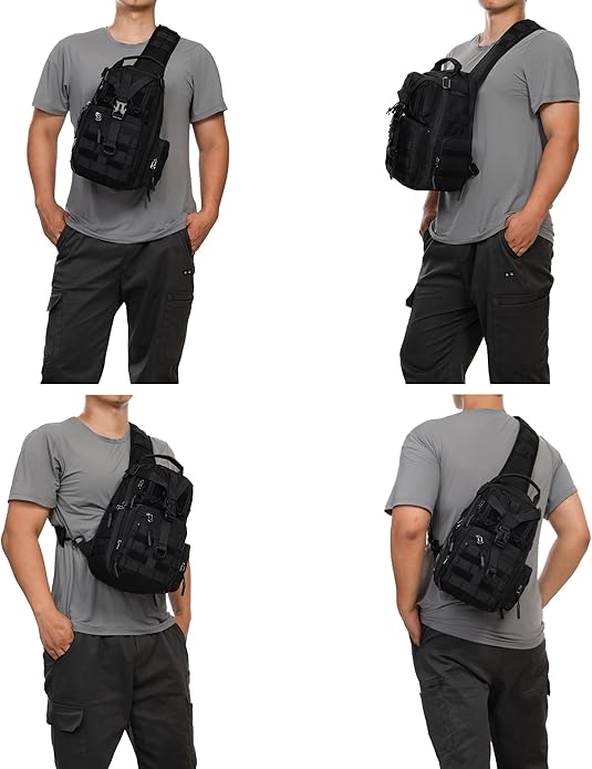 NICGID Tactical Military Backpack Daypack Molle Army Assault Pack Bug Out Bag Travel Fishing Hiking Trekking Rucksack