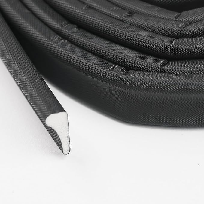 Weather Stripping Door Seal Strip, 118'' Foam Weatherstripping Window Sealer Winter, Soundproofing Self Adhesive Window Insulation Door Draft Stopper Gap Filler for Front Frame