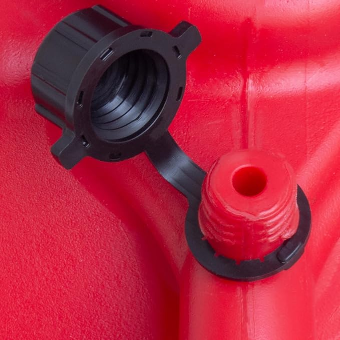 Practical Refueling Set with 2 PCS Gas Can Hoses, 1 PCS Hose Bender, and 4 Vent Caps Compatible with 3/5/5.5 Gallon VP Fuel Jug Suitable for Racing and Home Use