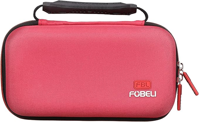 FBLFOBELI Hard EVA Storage Case Compatible with Midland ER310/ER310PRO/ER210/ER300/ER50 Emergency Crank Weather AM/FM Radio, Portable Travel Container Bag (Case Only) (Red)