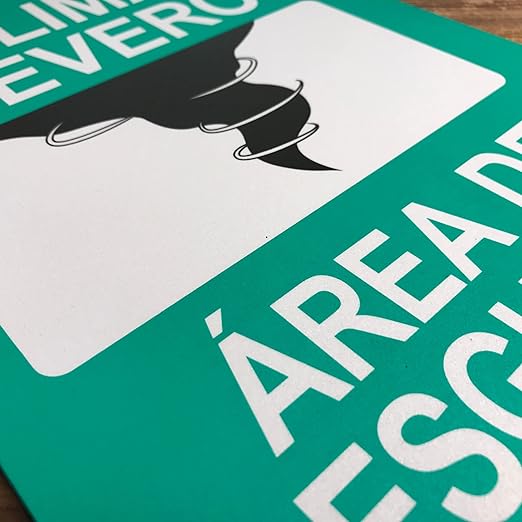 TRADESAFE Severe Weather Shelter Area Sign - Clima Severo, Área De Resguardo Spanish Sign, Quick Install, Light Reflective, UV-Resistant, Waterproof, 10” X 14” Aluminum Safety Signs