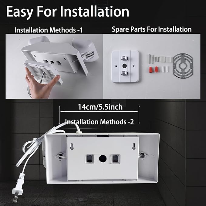 LED Emergency Lights with Plug in Cord for Business Home Power Failure,300lm 4Hours Emergency Exit Lighting Fixtures with Battery Backup,UL 924 AC85-277V