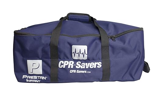 CPR Savers Prestan Professional Adult CPR Training Manikin with 2019 AHA Feedback Monitor, Medium Skin, 4-Pack, PP-AM-400M-MS