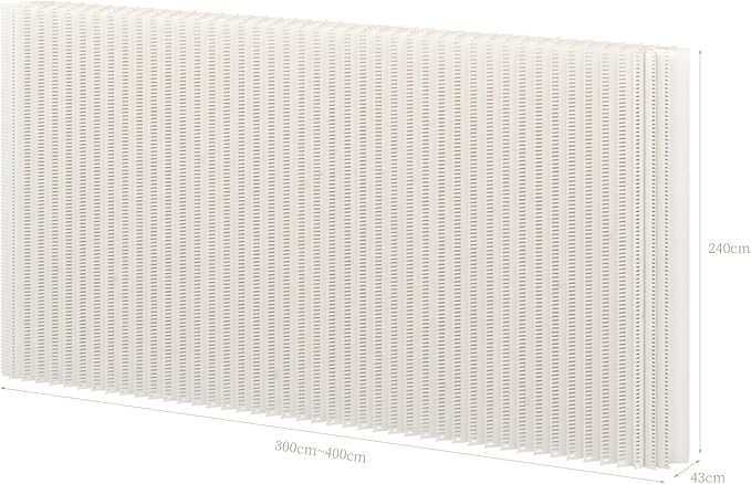 Foldable Room Divider Privacy Screens Movable Temporary Wall Space Partition, 5.25~9.19 FT Tall, 6.56~16.4 FT Width, Choice of Various Sizes and Styles