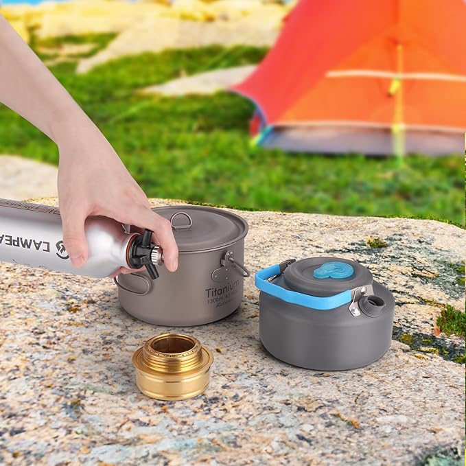 liquid Fuel Bottle 0.5L for Outdoor Camping with Safety Valve