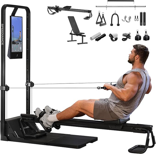 Speediance Home Gym, Smart AI-Powered Multi-Functional Smith Machine for Full Body Strength Training, All-in-one Gym Equipment, Digital Weight System, Workout Station, Squat Rack, Gym Monster 2