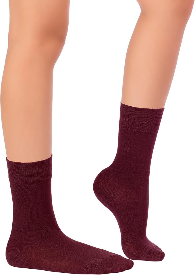 Hugh Ugoli Kids School Uniform Rayon Derived from Bamboo Dress Crew Socks for Toddlers to Youth, 3T - 14 Years Old, 5 Pairs