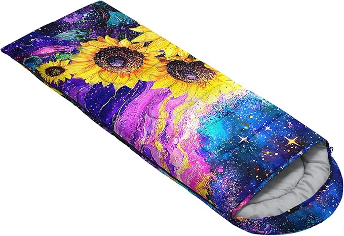 QOOMO Camping Sleeping Bags,3 Season Warm & Cool Weather,Lightweight,Waterproof Sleeping Bags for Adults & Kids,Traveling,and Outdoors,Camping Gear Equipment