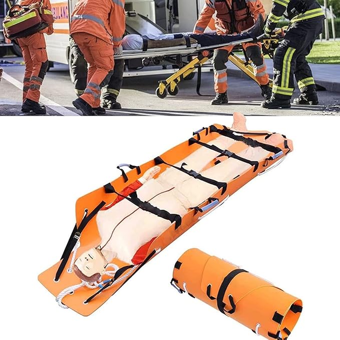 Portable Rescue Stretcher - Multifunctional Folding Emergency Stretcher for Medical Use, Ideal for Emergency Rescue Situations