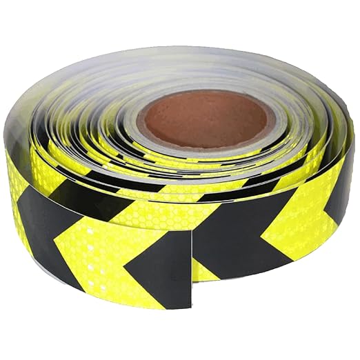 Industrial Reflective Tape 2 inch Wide for Cars, Outdoor Waterproof High Visibility Safety Warning Adhesive Strips (166 feet)