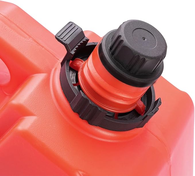 Transfer Tank Fits 5L/1.3 Gallon Storage Container With Spout and Lockable Bracket,11.81” x 9.84” x 4.72”
