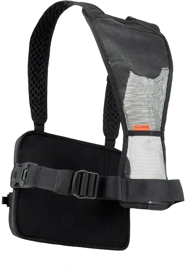 Double Radio Harness for Outdoor Technicians, Wildland Firefighters, Search & Rescue, & Riggers