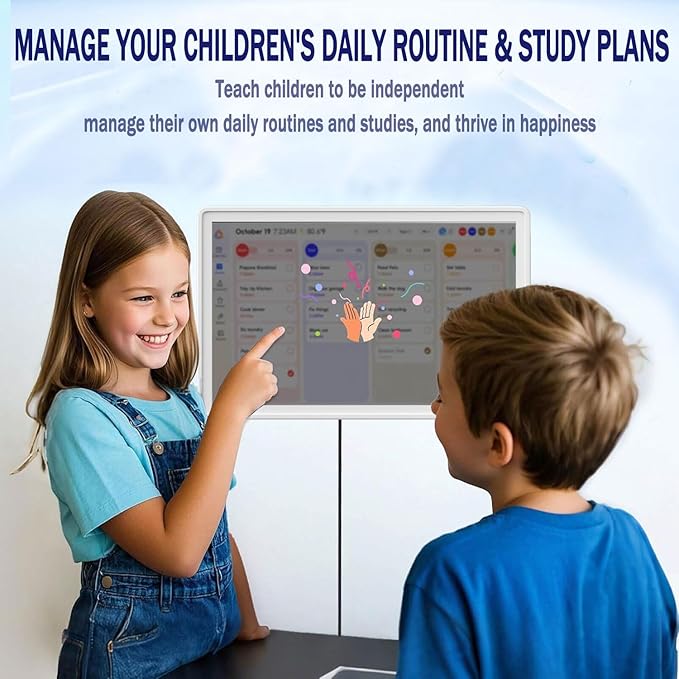 Digital Calendar, 15.6 Inch Upgraded Wall Planner Electronic Calendar & Chore Chart, with Digital Picture Frame Feature, Great for Organizing Your 2026 Calendar