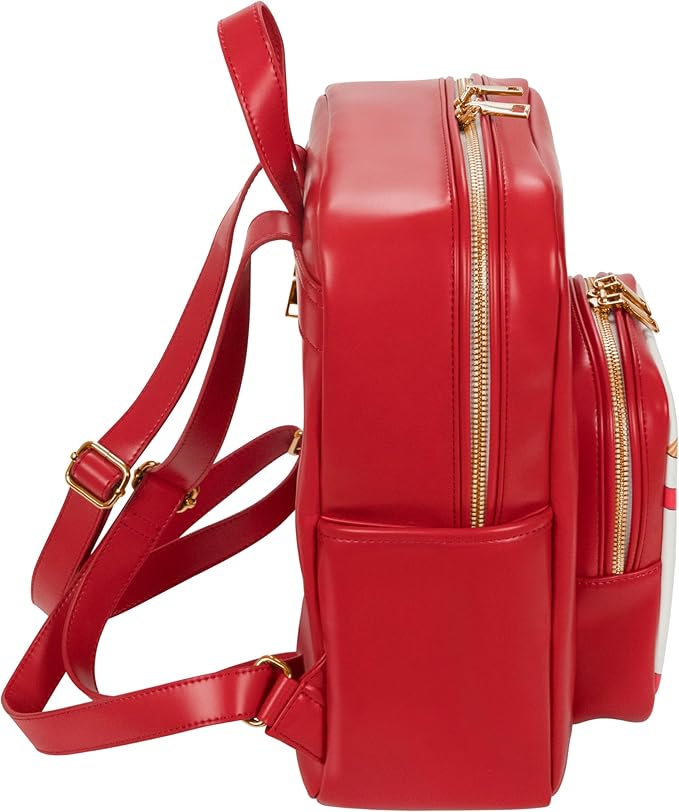 Kawaii Ramen Noodle Backpack Purse | Women and Kids Fashion Backpack Purse | Faux Leather