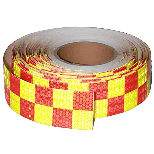 Industrial Reflective Tape Outdoor Waterproof 2 inch Wide, High Visibility Safety Warning Reflector Sticker Strips (168 feet)