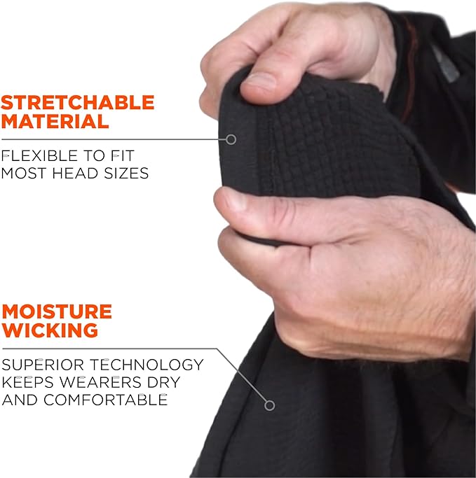 Ergodyne - 16848 Winter Balaclava, Fire Resistant, FR Compliant-Meets ASTM F1506 & NFPA 2112, N-Ferno 6847, Black Navy