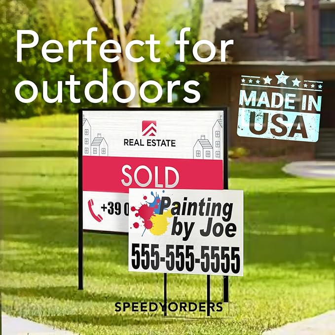 Custom Metal Signs, Personalized Aluminum, Customized Safety, Business Signs, Waterproof Outdoor, White Aluminum (18x12 In)