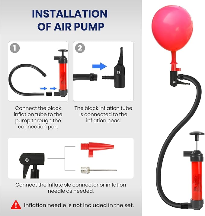 2nd Generation Fuel Transfer Pump Kit - Versatile Pump for Gas, Oil, RV Antifreeze, and More - Manual Hand Pump for Automotive, Lawn Mowers, Fish Tanks, and Transmission Fluid