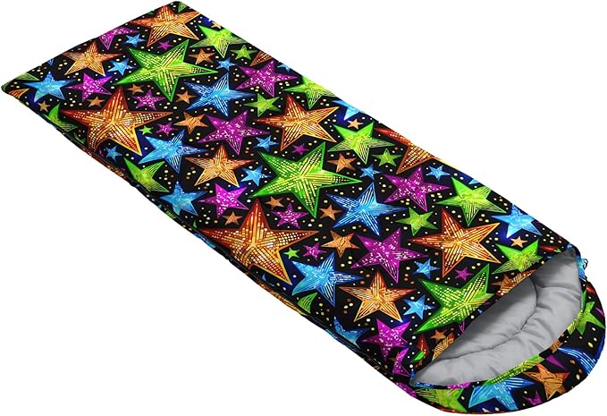 QOOMO Camping Sleeping Bags,3 Season Warm & Cool Weather,Lightweight,Waterproof Sleeping Bags for Adults & Kids,Traveling,and Outdoors,Camping Gear Equipment