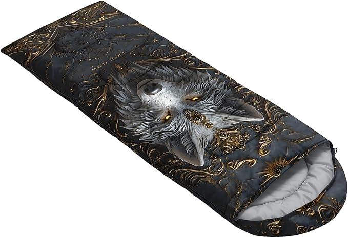 QOOMO Camping Sleeping Bags,3 Season Warm & Cool Weather,Lightweight,Waterproof Sleeping Bags for Adults & Kids,Traveling,and Outdoors,Camping Gear Equipment