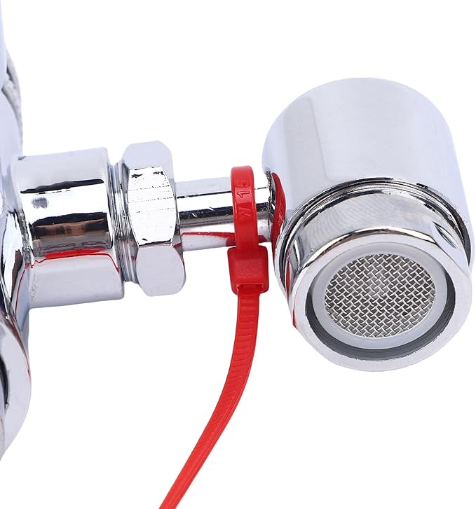 Faucet Mounted Eyewash Station, Brass Eye Washer with Cover & 3 Adapters for Lab Factory Home Emergency, Anti Corrosive
